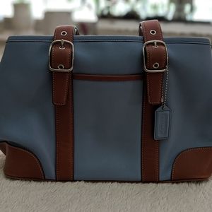 Coach Blue/Brown shoulder bag
